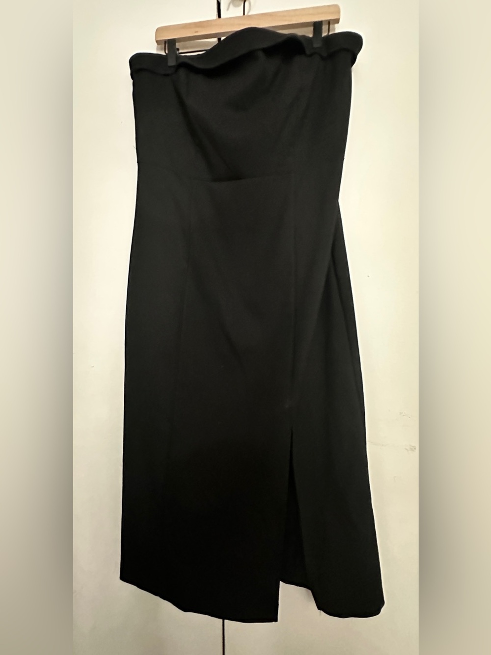 LOFT Black Strapless Dress